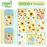 Autocollants de transfert papillon mignons Osmo Factoroy en gros, résistants aux UV, pour bouteilles pulvérisatrices, gobelets en plastique et flacons pulvérisateurs de 45 ml