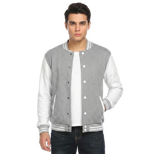 Custom Men's Winter Fashion customized Wool Varsity Jacket with Leather Sleeves Wholesale Letterman Jacket for Spring Fabric - Product Image 1