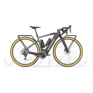 Super leggero 250W 36V motore elettrico ghiaia bici a lungo raggio 700c tubo ruota Frameset batteria per il ciclismo in città - Product Image 4