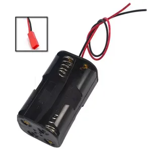 AA düğme pil tutucu kutusu 6V smt 4 yuvaları 4AA plastik pil tutucu kılıf - Product Image 1