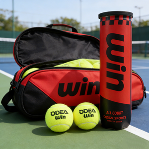 Pelotas de Tenis <span class=keywords><strong>ODEA</strong></span> Serie WIN, 57% Lana, Extra Duraderas, Pelotas de Competición Aprobadas por la ITF para Todos los Campos, Alta Calidad y Personalizables - Product Image 2