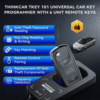 Lifetime Free Update THINKSCAN 689 Full System Diagnostic Tool Obd2 Scanner with THINKCAR Tkey101 Car Key Programmer