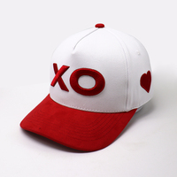 Casquettes de baseball personnalisées en coton à deux tons avec logo brodé 3D, 5 panneaux, pour femmes et hommes, casquettes de sport incurvées