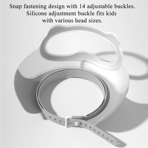 Casquette de bain imperméable pour bébé, visière pour le lavage des cheveux, protection des oreilles pour nourrissons et enfants - Product Image 4