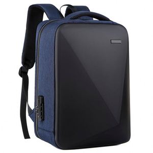 Sac à dos pour ordinateur portable pour hommes, antivol, personnalisé, tendance, en EVA rigide, avec chargeur USB, serrure à code, étanche, pour affaires - Product Image 3