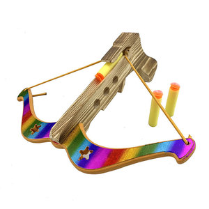 X-<span class=keywords><strong>bow</strong></span> ensembles pour enfants jouet de tir en plein air arcs croisés avec ventouses enfants classique jouet en bois arbalète - Product Image 1
