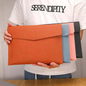 Carpeta de Archivos A4 de Gran Capacidad, Bolsa de Documentos de Cuero PU, Maletín, <span class=keywords><strong>Portadocumentos</strong></span> de Oficina - Product Image 6