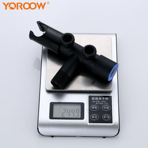 Ручной распылитель из нержавеющей стали <span class=keywords><strong>304</strong></span> с матовым никелевым покрытием для унитаза, комплект биде Shattaf с Т-образным клапаном для женщин - Product Image 6
