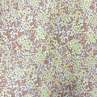 Tissu en coton imprimé à la main en gros, 80% coton Michelle, 20% nylon, tissu en coton imprimé