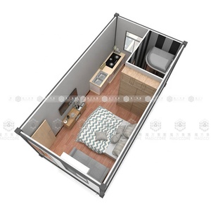 Casa Contenedor Prefabricada de Alta Calidad y Bajo Costo Magiccore CH-002 de 20 pies con Diseño Moderno para Uso Hotelero con 1 Año de Garantía - Product Image 2