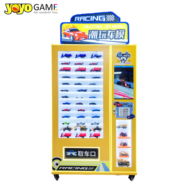 Toy Racing Car Vending Machine Cosmetic Automatic Model Mini Cars Vending Machine with Touchscreen Card Reader Best Price Custom