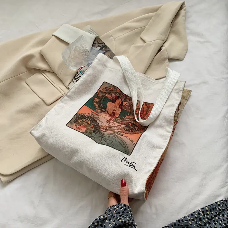 2022 nuova borsa a tracolla in tela stampata per donna
