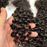 Jiffyhair Vente en Gros Mèches de Cheveux Bouclés 4A Humains en Vrac pour Dreadlocks Tressage Afro Kinky et Locs