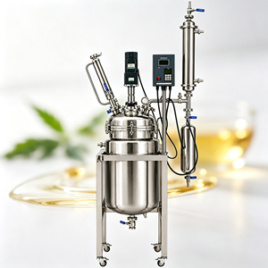 2L 3L 5L 10L 20L 30L 50L 100L 200L <b>Jacketed</b> Stainless Steel Reactor Continuous Stirred Tank Reactor - Product Image 1