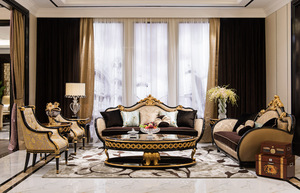 Uxury-sofá clásico francés antiguo, - Product Image 2