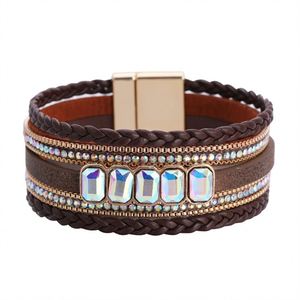 Boyfriend <b>Leather</b> Innovative Custom Jewelry Card Crushed Opal Inlay Holiday Gift for Women Vacuum Melted Steel - Product Image 4