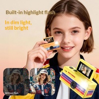 Çevirmeli Ekranlı Mini Başparmak Kamerası 0.96 inç Ekran ABS Malzemeli Öğrenci Spor Kamerası Çocuk Cep Kamerası Full HD CCD Güvenlik Kamerası