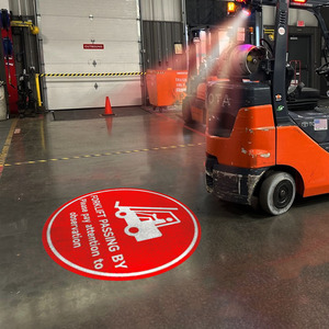 100W 300W gobo logo máy chiếu ánh sáng nhà kho nơi làm việc không thấm nước ngựa vằn băng qua cảnh báo lối đi bộ có dấu hiệu chiếu - Product Image 1