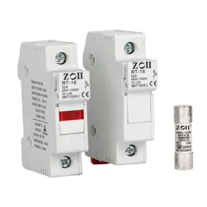 Zoii Solar Dc Zekering Houder 1a 2a 3a 4a 5a 6a 8a 10a 12a 15a 16a 20a 25a 30a 32a Pv Bescherming 1000vdc 10X38Mm