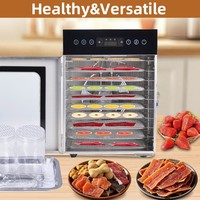 KR Wholesale Déshydrateur Alimentaire Professionnel 10 Couches en Acier Inoxydable pour Fruits et Légumes
