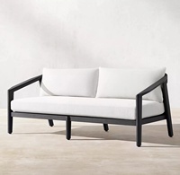 Neues Luxuriöses Modernes Hotel-Terrassen-Sofa-Set Villa-Garten-Sitzgruppe Wasserdicht Langlebig Maßgefertigtes Aluminium-Seil Resort Outdoor-Sofa-Set