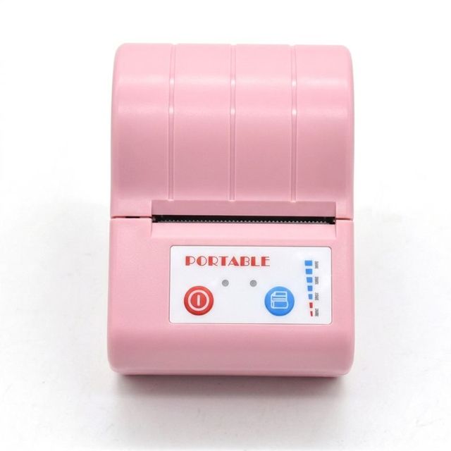 58mm Handy Portable Mini Printers Wireless BT Thermal Label Receipt Printers for Small Business Customization Available