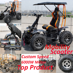 Scooter électrique tout-terrain 6000W, scooter de mobilité tout-terrain avec batterie au lithium - Product Image 2