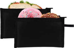 Sac Isotherme Personnalisable Écologique et Tendance, Résistant à l'Eau, Grande Capacité, pour Petits Snacks, Pique-nique, Repas, avec Compartiment Glacière et Rangement Alimentaire - Product Image 5