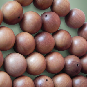 Collier de chapelet véritable/perles de prière de yoga/sculpture en bois de santal - Product Image 1