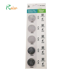 OEM ODM CR2032 0% Mercurio, Batería de Botón de Litio de 3v, Paquete de 1/2/5 Piezas, CR2032 CR2016 CR2025 CR1620, Varios Modelos - Product Image 4