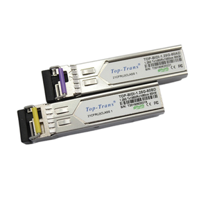 Módulo SFP TBD-1.25G-80AL/BL BIDI 1.25G 1490nm/1550nm 80km Fibra Monomodo 1000BASE-ZX Simplex LC DDM TBD-1.25G-80AL/BL - Product Image 1