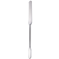 2024 acier inoxydable Double extrémité mélange spatules fond de teint spatule main Palette maquillage cosmétique spatule Palette couteau