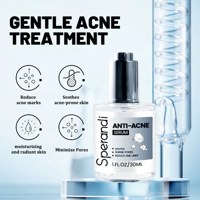 Azelaic Acid Blackhead Remover Acne Brightening Dark Spot Glow Facial Hyaluronic Acid Whitening Niacinamide Face Skin Care Serum