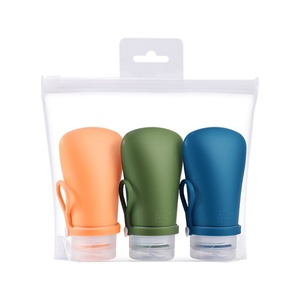 TSA Approved Multi-color Beauty Refill 2oz <b>Plastic</b> Shampoo Container Silicone Reusable <b>Squeeze</b> Green Hand Sanitizer <b>Bottles</b> - Product Image 6