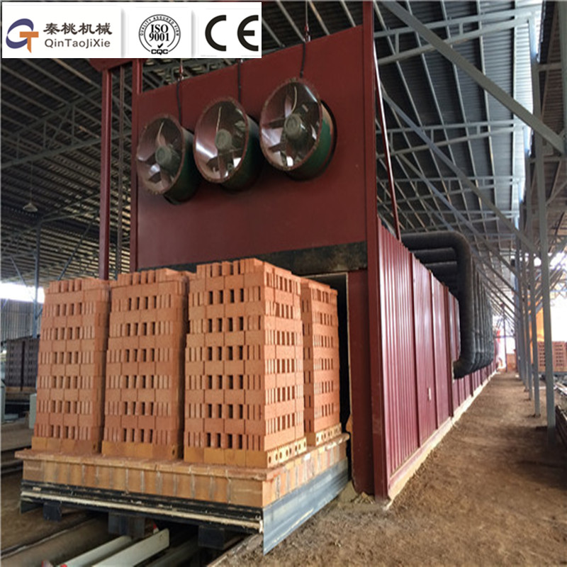 Fully automatic modern clay brick making plant with gas oven kiln for brick burning