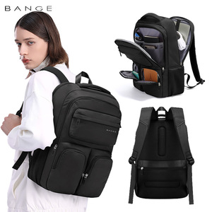BANGE <b>Backpack</b> <b>Large</b> Capacity Computer Interlayer Breathable Women's Everyday Use - Product Image 1