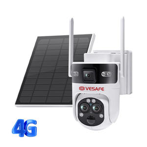 Cámara de Vigilancia CCTV Solar Vesafe para Exteriores 4G con Giro, Inclinación y Zoom, Visión Nocturna a Todo Color, Almacenamiento en la Nube, Intercomunicador por Voz - Product Image 1