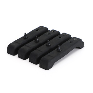 Rubber Mounting Pads 4pcs For Gm Radiator 4012326682S <b>Black</b> Support <b>Brackets</b> - Product Image 5