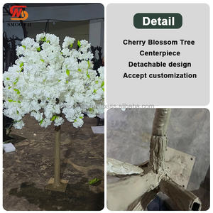 Árbol de Flores de Cerezo Artificial Blanco de 1.5 m para Decoración de Bodas, Eventos y Fiestas, Diseño Nuevo y Personalizable - Product Image 4