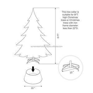 ต้นคริสต์มาสยืนในชุบสังกะสีด้วยการออกแบบสำเร็จรูปสีแดงเหมาะสำหรับตกแต่งคริสต์มาสของตกแต่งโต๊ะ - Product Image 3