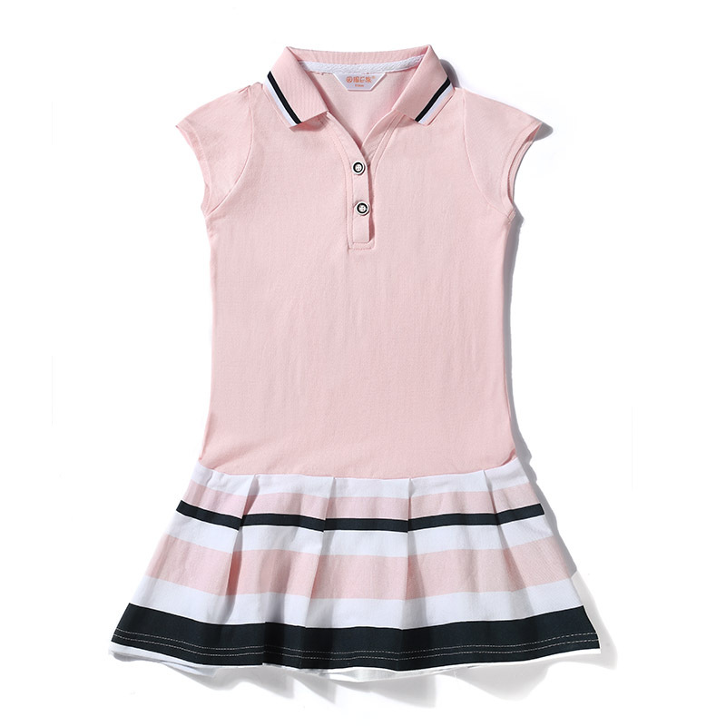 Wholesale Girl's Dress School Uniforms Primary Garment Boy Girl Clothing Sets Primary Men Summer for Girls Polybag Pink