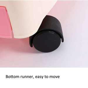 Cage pliable et respirante pour <span class=keywords><strong>chien</strong></span>, cadre en acier inoxydable, verrouillage PP 360° °   Plateau amovible pour chiens de petite et moyenne taille ≤25lb, intérieur/extérieur - Product Image 3