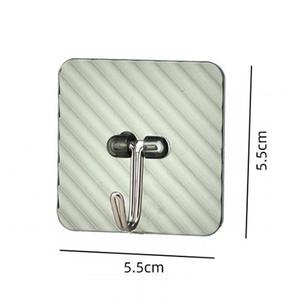 4 cái/bộ bán buôn mạnh mẽ không đấm dính dính hút móc nhựa trong suốt phòng tắm phòng khách tủ quần áo - Product Image 2