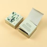 Boîte d'emballage en papier personnalisée de petite taille, écologique, en papier recyclé, boîte d'emballage pour savon artisanal