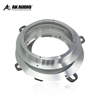 Adaptateur de haut-parleur en aluminium CNC AK-87 de 6,5 pouces pour VW Magotan/Sagitar/Touran/Passat B7 et Skoda Octavia, joint d'étanchéité pour haut-parleur audio de voiture