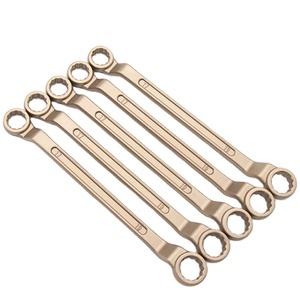 Clé à anneau plate double embout TUOKAEX 7-9, anti-étincelle, en aluminium-bronze - Product Image 1
