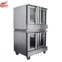 Horno de Convección a Gas de Doble Plataforma Comercial con Cavidad Profunda, Equipo para Panadería y Restaurante, Modelo GCO511S