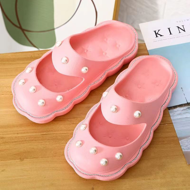 Custom Logo Girls Sandals Slippers Outdoor Summer Women Casual Garden Shoes