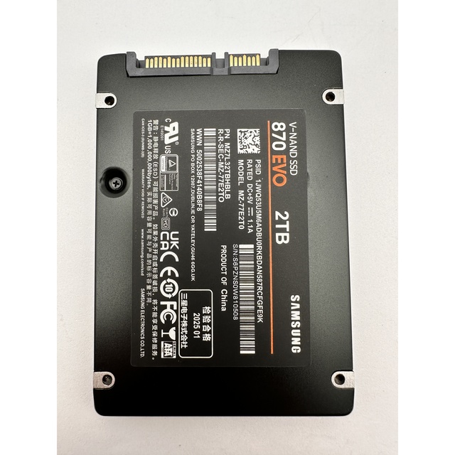 New 870EVO 500GB/1TB/2TB/4TB Solid State Drive (SSD) 3.0 Expansion M2 for Internal and External Use
