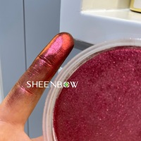 Metallisches Chrom Rot Grün Rosa Lila Gold Metallisches Anorganisches Siliziumdioxid Pigmentpulver Optisches DIY Lidschatten Make-up Material